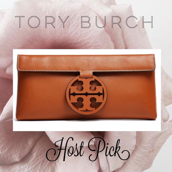 -HP- Tory Burch Cuoio Miller Clutch - Picture 2 of 8